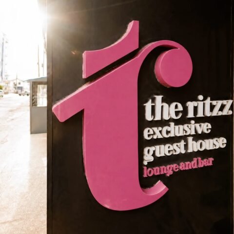 The Ritzz Exclusive Guest House entrance sign The Ritzz Exclusive Guest House entrance sign